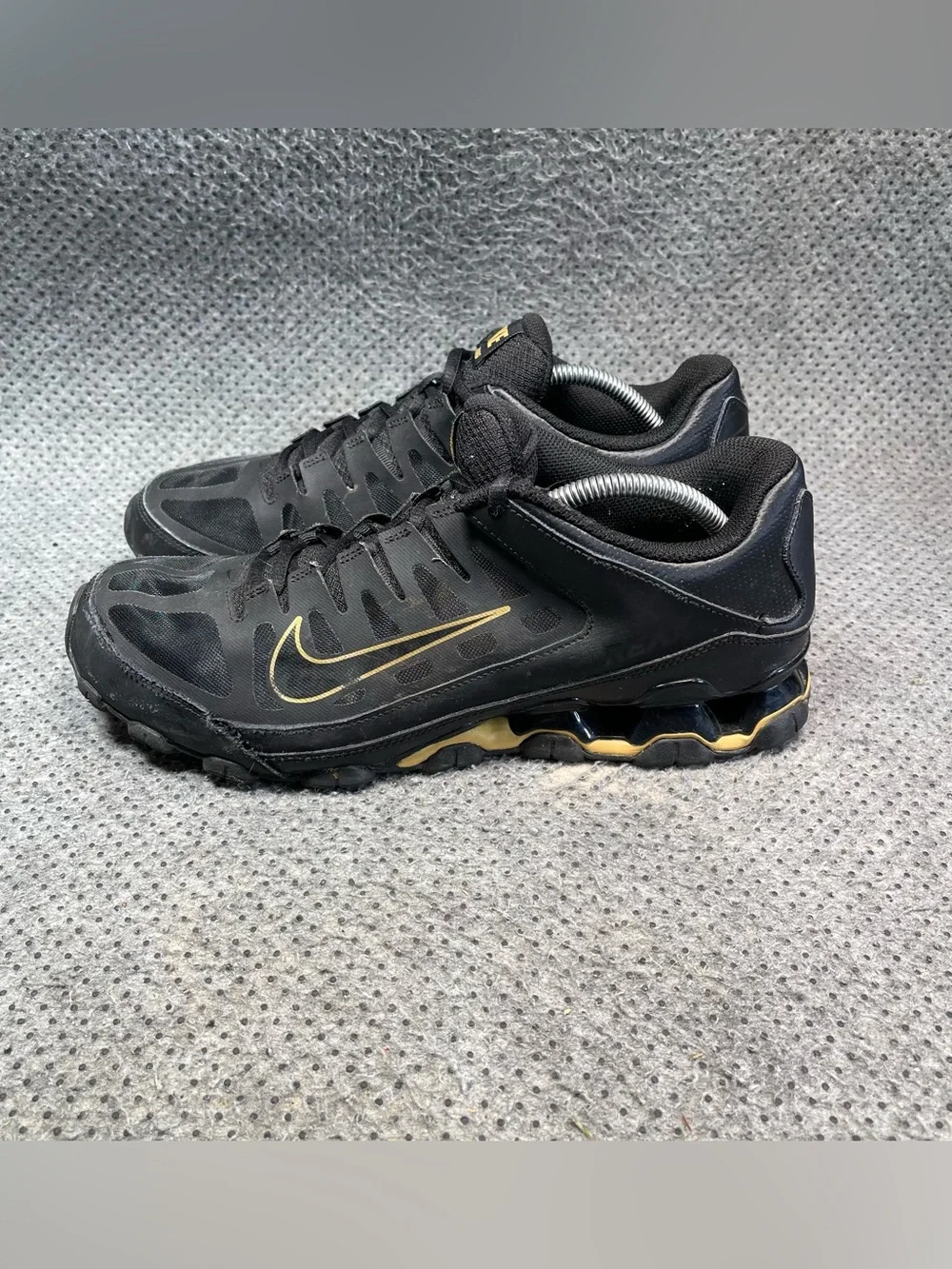 Nike Reax 8 TR Mesh Black Running Shoes Size 10.5 Men’s